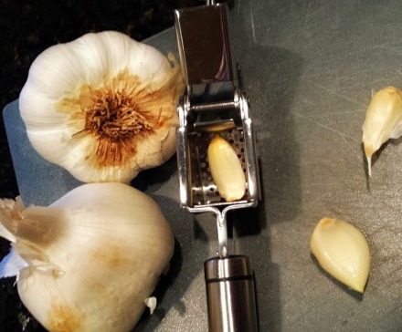 fresh garlic & press for that's italian!-garlic-press
